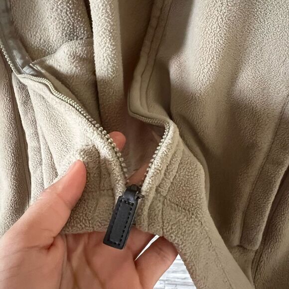 Outdoor Life || Mens 2XL Beige Full Zip Up Outdoor Hiking Fleece Sweater Vest - Picture 5 of 9